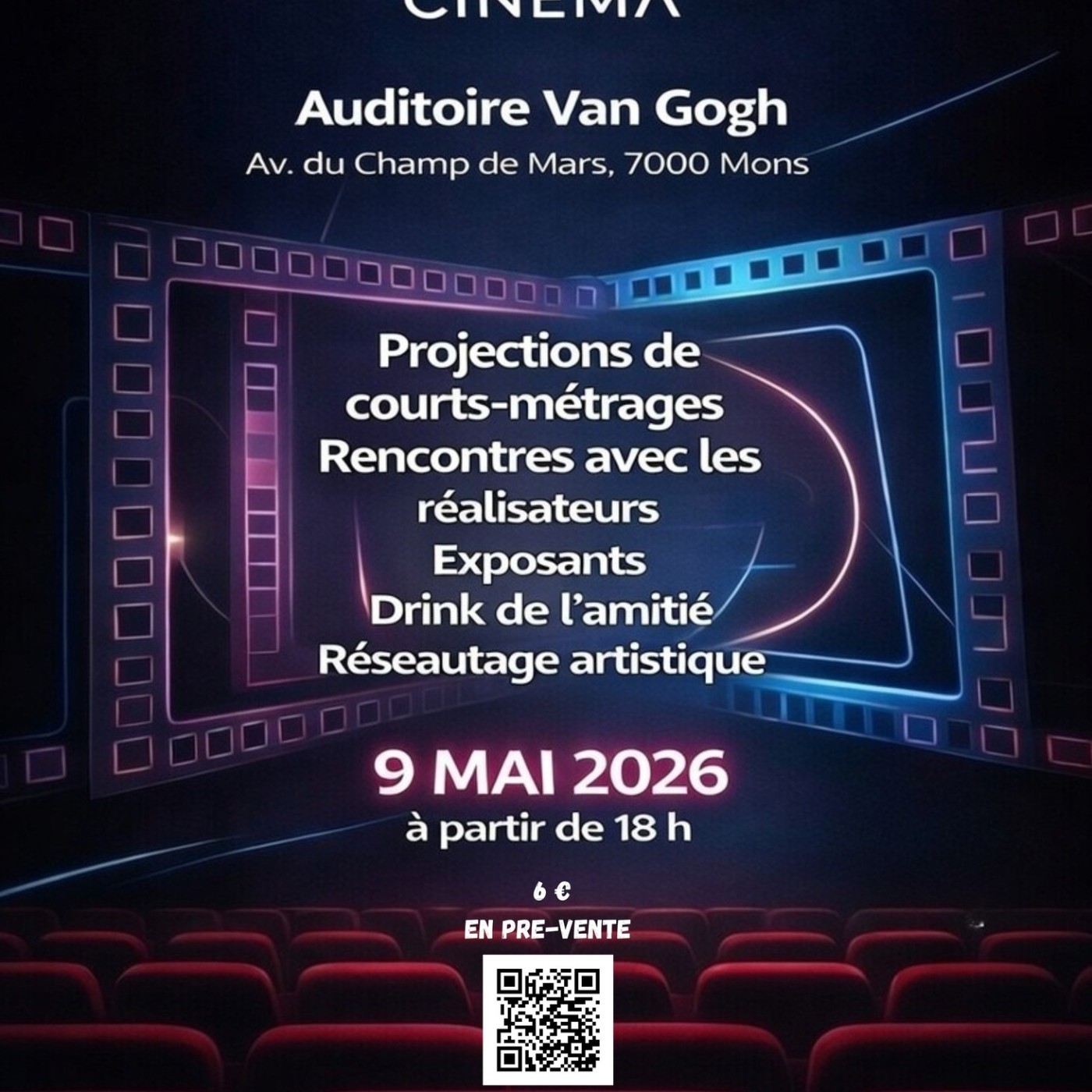 L’Entracte Cinéma : une soirée courts-métrages, rencontres et réseautage à Mons episode artwork